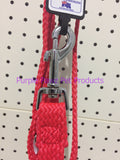 ~BEAU PETS / DOUBLE NYLON / DOG LEAD / 20MM x 90CM / RED / WITH CLIP~