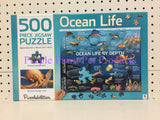 ~HINKLER / OCEAN LIFE / 500 PIECE / JIGSAW PUZZLE~