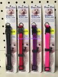 ~NYLON PUPPY COLLARS WITH REFLECTIVE THREAD 4 COLOURS~