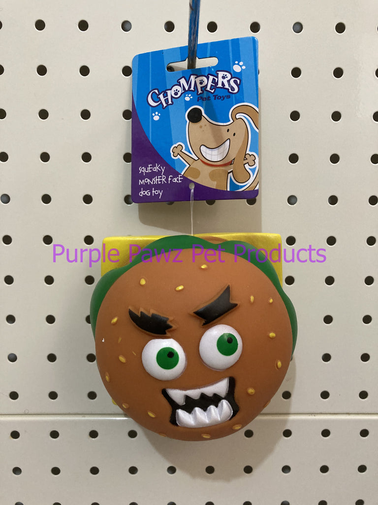 ~ANGRY BURGER / DOG TOY / SQUEAKY~