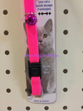 ~BEAU PETS / ELASTIC / SAFETY CAT COLLARS / 6 COLOURS~