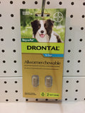 ~BAYER BAY-O-PET DRONTAL ALLWORMER / PUPPIES / SML DOGS & PUPPIES / DOGS 10KG~
