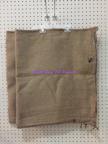 ~2 x DOG BED COVER / HESSIAN / LARGE / 42" x 29"~
