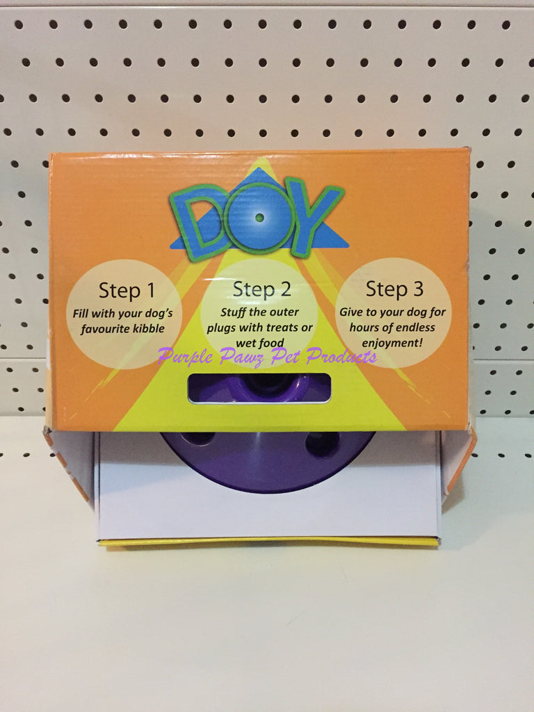 ~DOY INTERACTIVE FOOD DISPENSING DOG TOY~