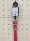 ~DELUXE LEATHER DOG COLLARS / PLAIN / 40CM / 6 COLOURS~